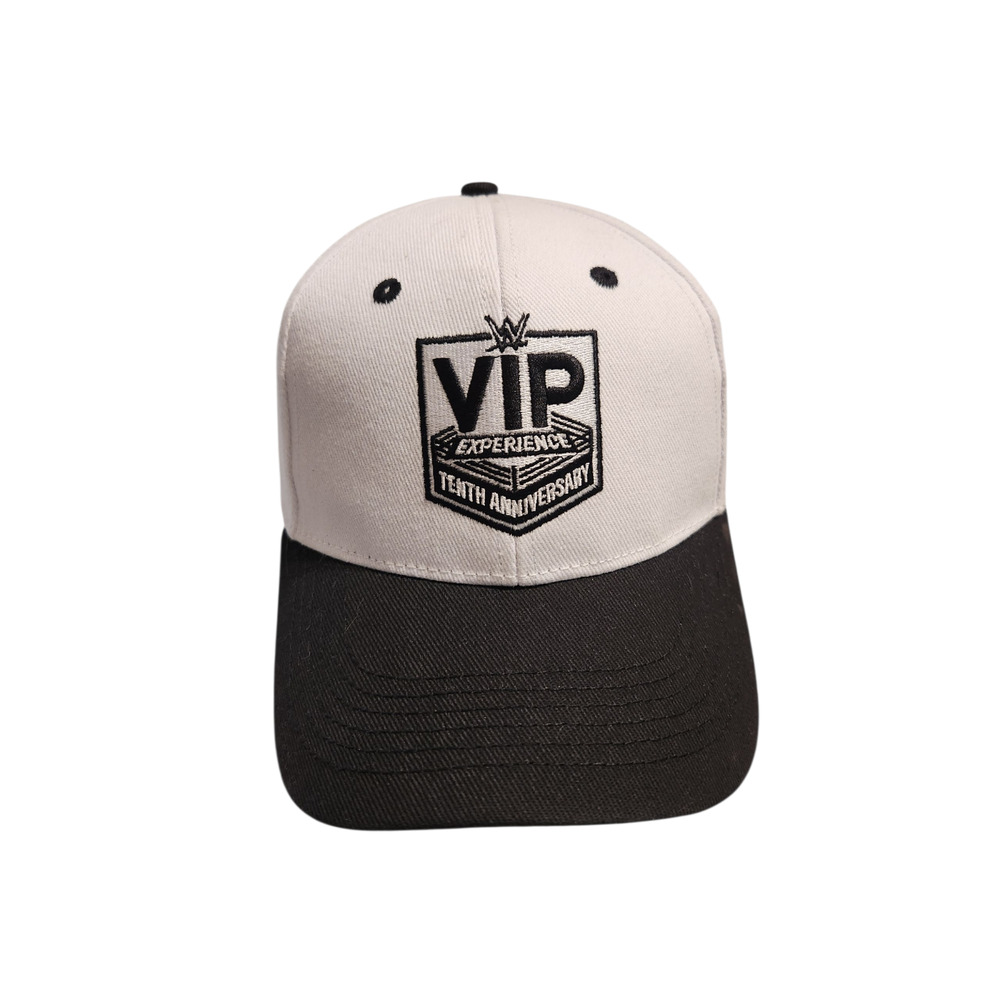 WWE Hat VIP Experience Tenth‎ Anniversary Men's Adjustable Black White
